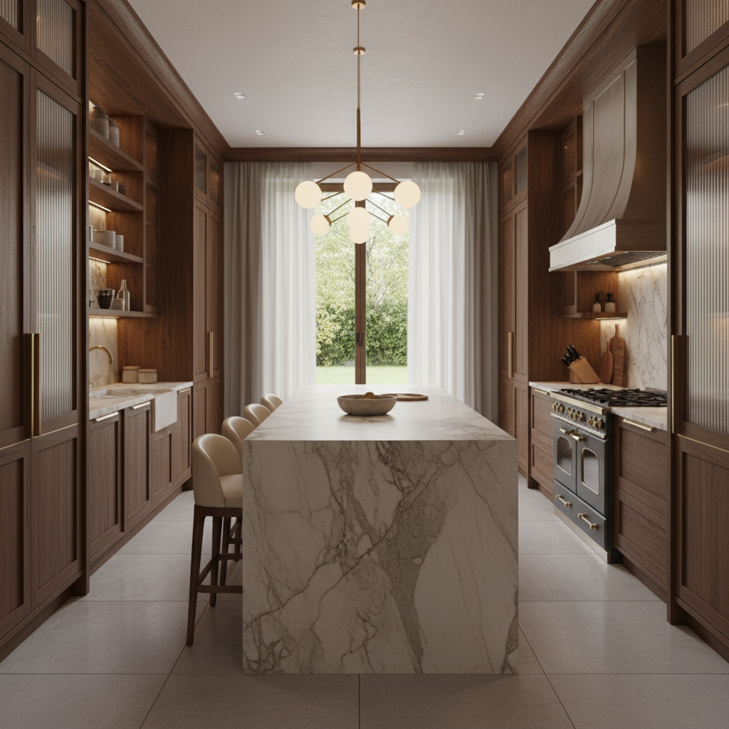 Bespoke Küche mit maßgefertigtem Millwork